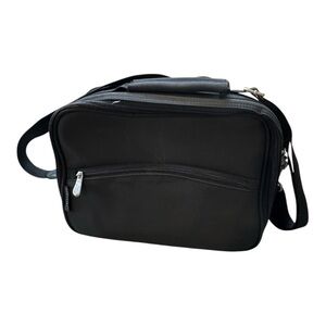 Travelon Black Hanging Toiletry Organizer Travel Bag Multi Pocket Cosmetic Kit